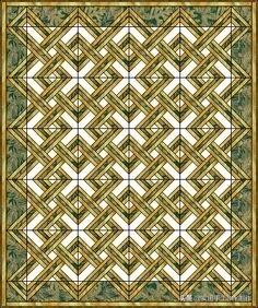 拼布圖紙 22個風(fēng)車格子拼布塊,制作墊子 抱枕 被子等都可以